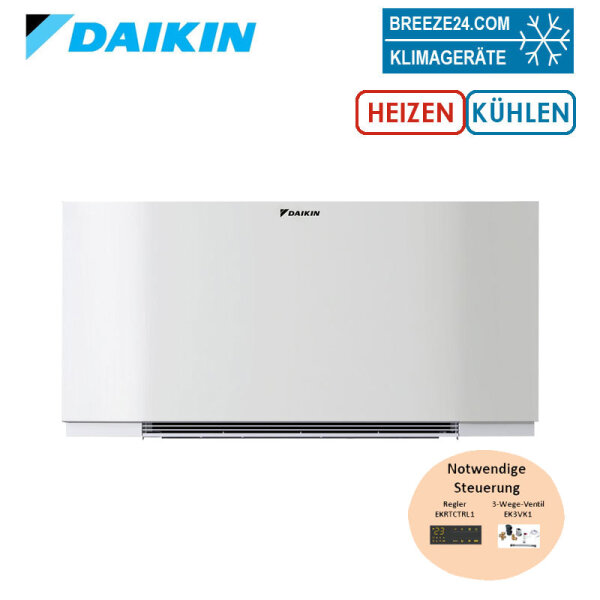 Daikin Altherma HPC FWXV15ABTV3 Wärmepumpenkonvektor 2,16 kW Truhengerät | Anschlüsse links