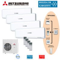 Mitsubishi Heavy Set 4 Wandgeräte 2/2,5/5 kW -...