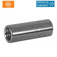 Gewindemuffe M8 verzinkt 40 mm