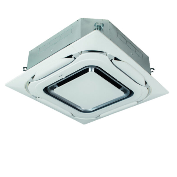 Daikin 4-Wege-Deckenkassette 3,6 kW - FXFQ32B-4 VRV design weiß mit Blende BYCQ140EP - R410A