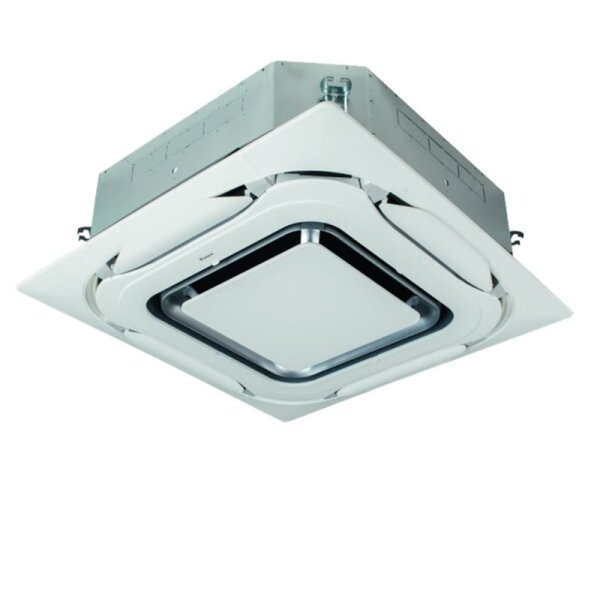 Daikin 4-Wege-Deckenkassette 5,6 kW - FXFQ50B-4 VRV design weiß mit Blende + BYCQ140EP - R410A