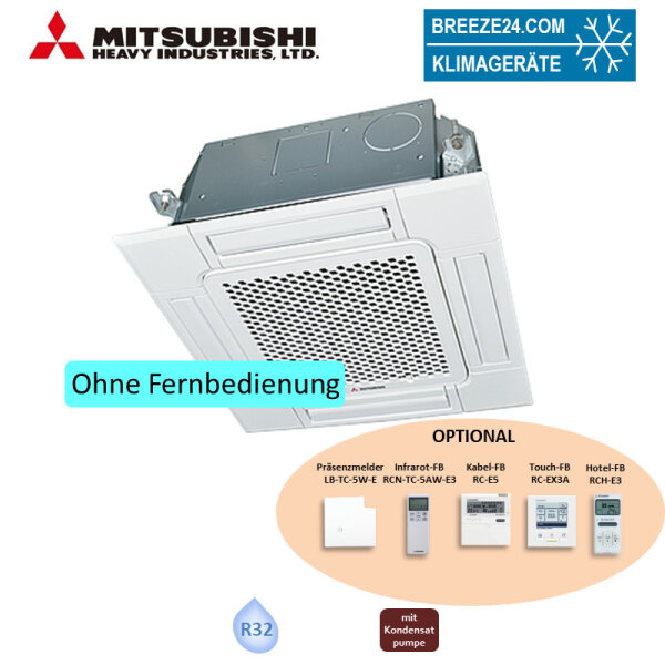 Mitsubishi Heavy FDTC50VH 4-Wege-Deckenkassette Euroraster Standardpaneel TC-PSA-5AW-E 5,0 kW