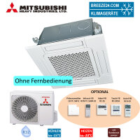 Mitsubishi Heavy Set 4-Wege-Deckenkassette Euroraster...