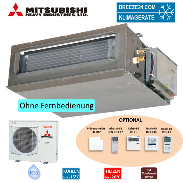 Mitsubishi Heavy Set Kanalgerät 10,0 kW - FDUM100VH + FDC100VNA-W R32 Klimaanlage