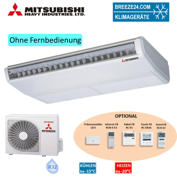 Mitsubishi Heavy Set Deckenunterbaugerät 5,0 kW - FDE50VH + SRC50ZSX-W3 Raumgröße 50 - 55 m² R32