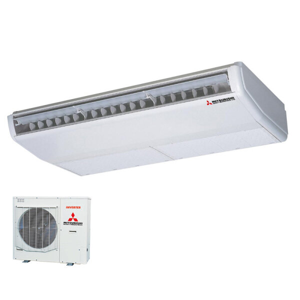 Mitsubishi Heavy Set Deckenunterbaugerät 13,6 kW - FDE140VH + FDC140VSA-W 400V Raumgröße 140 m² R32