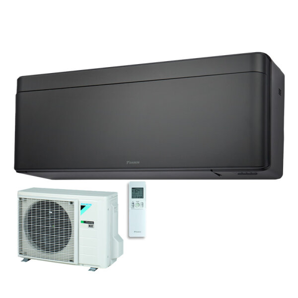 Daikin Set Wandgerät Stylish WiFi schwarz 2,0 kW - FTXA20CB + RXA20A5V1B8 | Raumgröße 20 - 25 m²