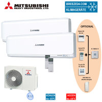 Mitsubishi Heavy Set 2 Wandger&auml;te 2,0/5,0 kW -...