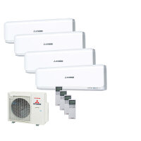 Mitsubishi Heavy Set 4 x Wandgeräte 2,0/3,5 kW 2 x...