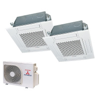 Mitsubishi Heavy Set 2,5 kW 2 x FDTC25VH1 + SCM40ZS-W...