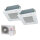 Mitsubishi Heavy Set 2,5 kW 2 x FDTC25VH1 + SCM40ZS-W 4-Wege-Deckenkassette Standardpaneel