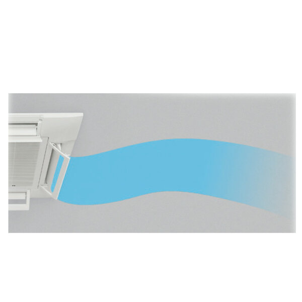 Mitsubishi Heavy Set 4 x 4-Wege-Deckenkassetten Komfortpaneel 2,5 kW - FDTC25VH1 + SCM71ZS-W