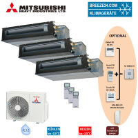 Mitsubishi Heavy Set 3 x Kanalgeräte 2,5/3,5 kW -...