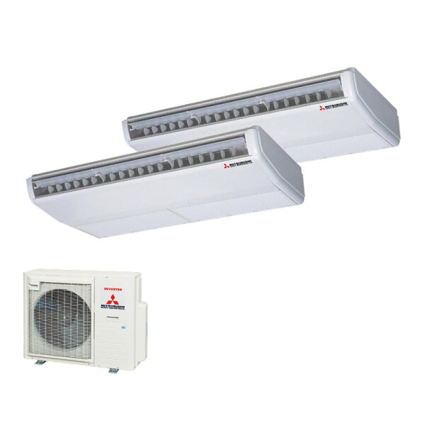 Mitsubishi Heavy Set Deckenunterbaugerät 5,0 kW 2 x FDE 50 VH + SCM 80 ZS-W R32 Klimaanlagen
