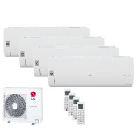 LG Set 4 x Wandgeräte Standard Plus 2,5 kW - PC09SK...