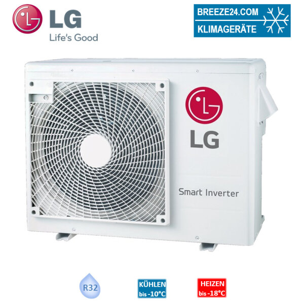 LG MU4R25 U22 - 7,0 kW Multi-Split Außengerät für bis zu 4 Innengeräte | R32