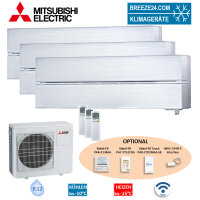 Mitsubishi Electric Set 3 Wandger&auml;te WiFi...