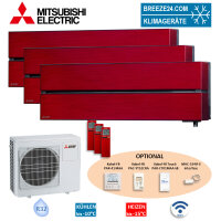 Mitsubishi Electric Set 3 Wandger&auml;te Diamond WiFi...