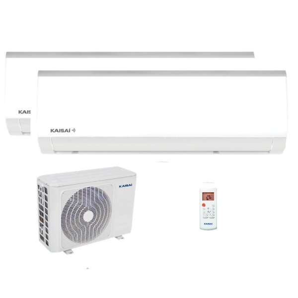 Kaisai Set 2 Wandgeräte Fly 3,5 kW 2 x KWX-12KRHI + K20E-18HFN32H Klimaanlage