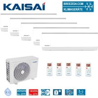 Kaisai Set 5 x Wandger&auml;te 2,6/3,5 kW 2 x...