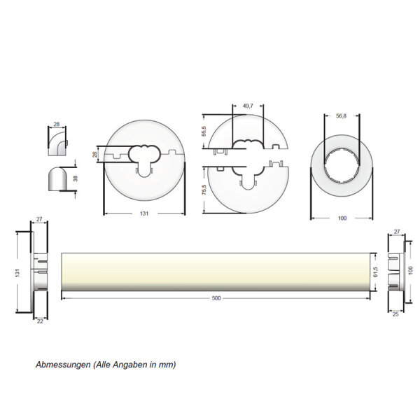 Remko 1613063 Wanddurchführung