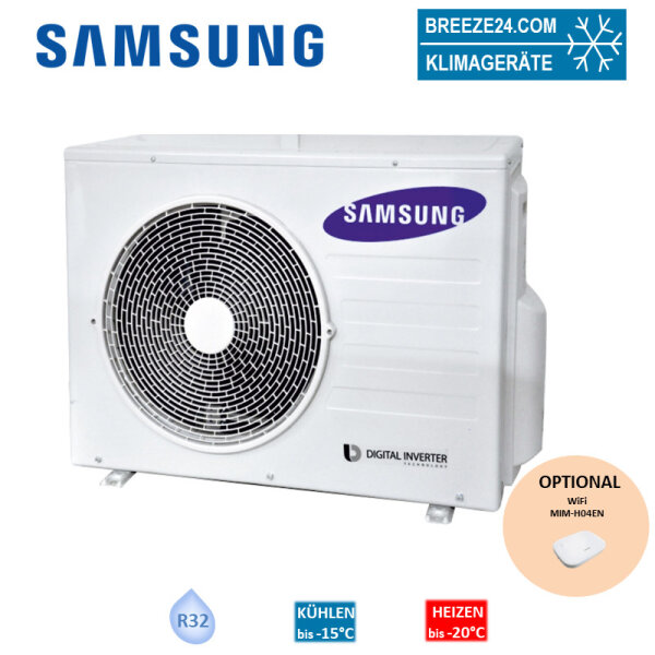 Samsung Außengerät 7,1 kW - AC 071 RXADKG NASA (Simultan für 1-2 Innengeräte) R32