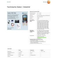 Testo -Digitale Monteurhilfe Set 550