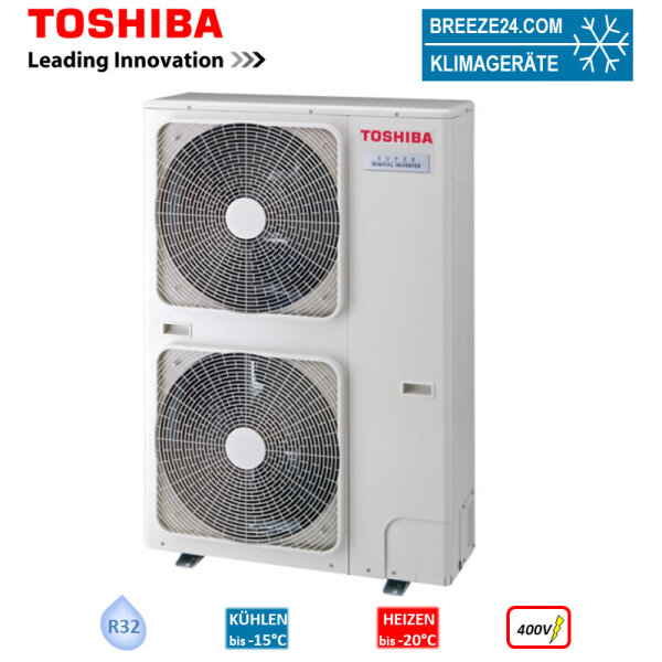 Toshiba Außengerät 10,0 kW - RAV-GP1101AT8-E Super-Digital-Inverter 400V R32