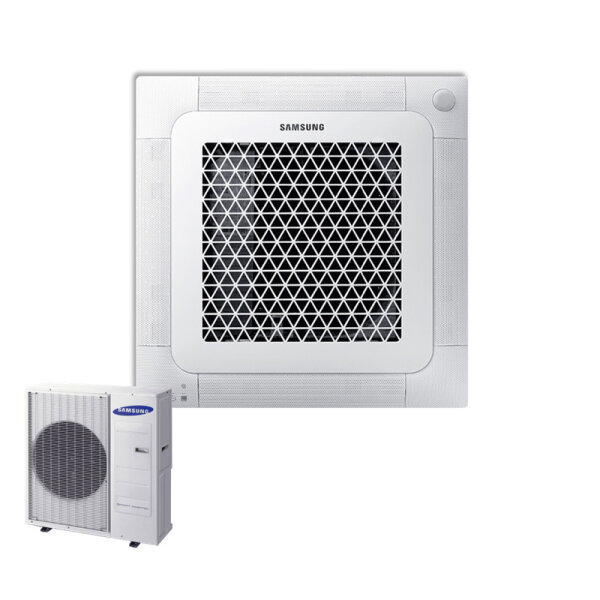 Samsung Set 5,0 kW AC 052 RN4DKG Deckenkassette Wind-Free 840 x 840 + Blende PC4NUFMAN + AC 052 RXADKG R32 Klimaanlage BAC/NASA