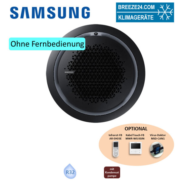 Samsung AC 071 RN4PKG WindFree Round Airflow Deckenkassette + Blende PC4NBNMAN schwarz Mono/Simultan BAC/NASA 7,1 kW