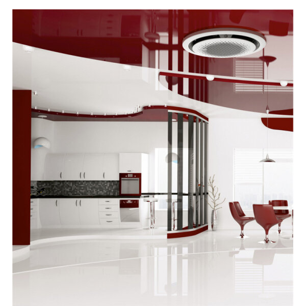 Samsung Set Deckenkassette Round Airflow 12,0 kW AC 120 RN4PKG + Blende PC4NUNMAN weiss + AC 120 RXADNG R32 Klimaanlage 400V