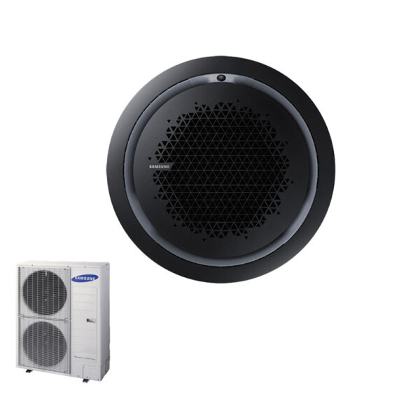 Samsung Set AC 140 RN4PKG + Blende PC4NBNMAN schwarz + AC 140 RXADNG Deckenkassette 13,4 kW  400V