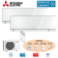 Mitsubishi Electric Set 2 Wandger&auml;te Premium 1,8/2,5...