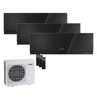 Mitsubishi Electric Set 3 Wandgeräte Premium 2,5 kW...