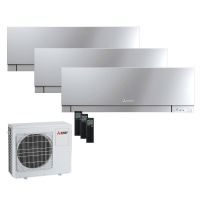 Mitsubishi Electric Set 3 Wandgeräte Premium 2,5 kW...