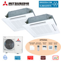 Mitsubishi Heavy Set 2 x FDT 50 VH 4-Wege-Deckenkassette...