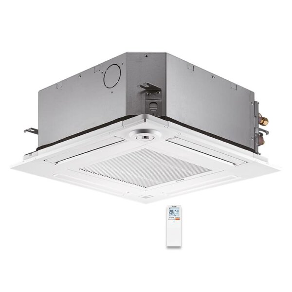 Mitsubishi Electric PLFY-P32VFM-E 4-Wege Deckenkassette Euroraster + Blende SLP-2FALM2 VRF