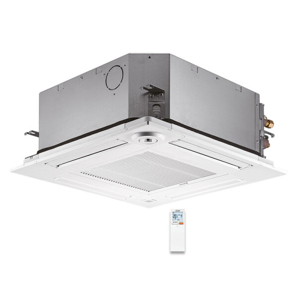 Mitsubishi Electric PLFY-P50VFM-E 4-Wege Deckenkassette Euroraster + Blende SLP-2FALM2 VRF