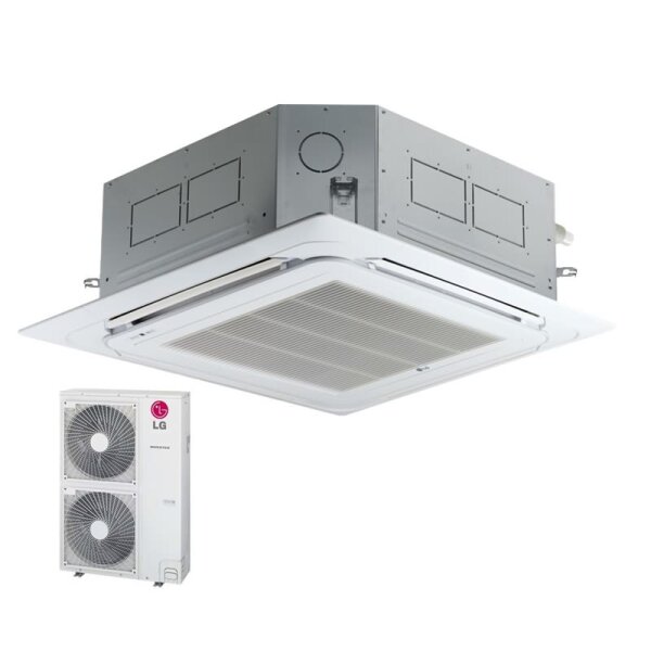 LG Set 4-Wege Deckenkassette 12,1 kW - UT42FH NA0 mit Blende PT-AFGW0 + UUD3 U30 R32 Klimaanlage