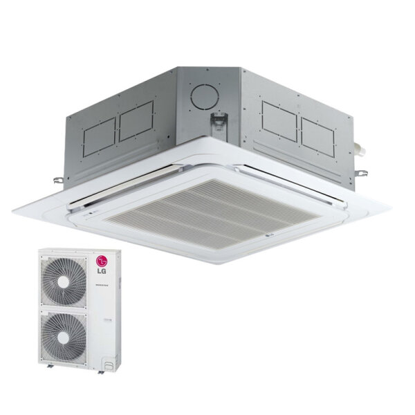 LG Set 4-Wege Deckenkassette 13,4 kW - UT48F NA0 mit Blende PT-AAGW0 + UUD3 U30 R32 Klimaanlage