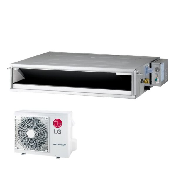 LG Set Kanalgerät niedrige Pressung 3,4 kW - UL12FH N50 + UUA1 UL0 R32 Klimaanlage