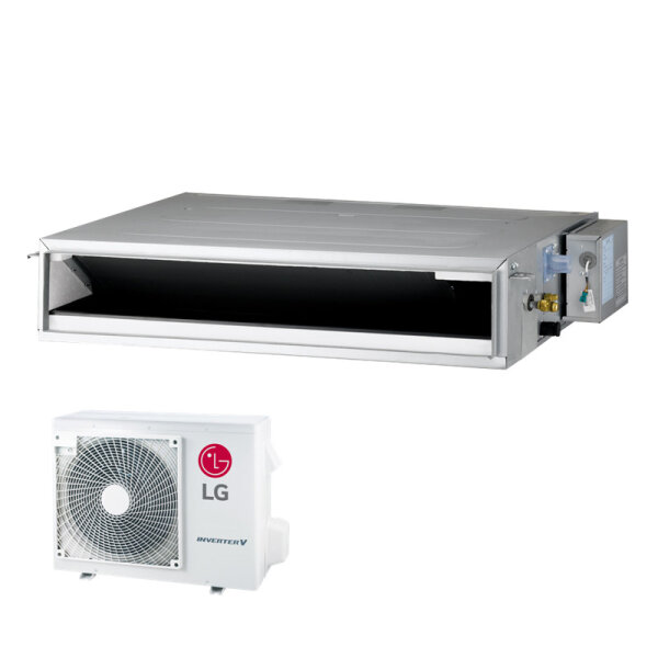 LG Set Kanalgerät niedrige Pressung 2,5 kW - CL09F N50 + UUA1 UL0 R32 Klimaanlage