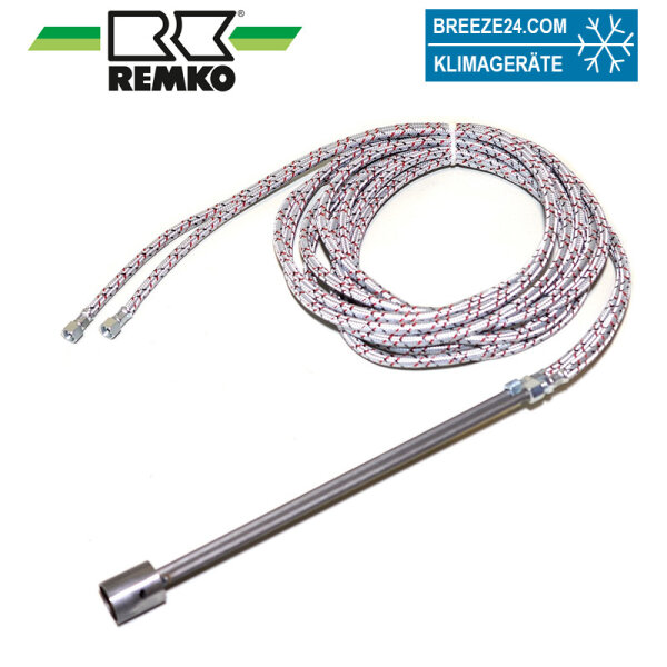 Fassarmatur mit Ölfilter und Ölschlauch