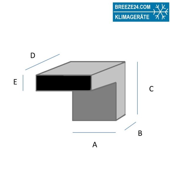 Penka Kanaladapter eckig