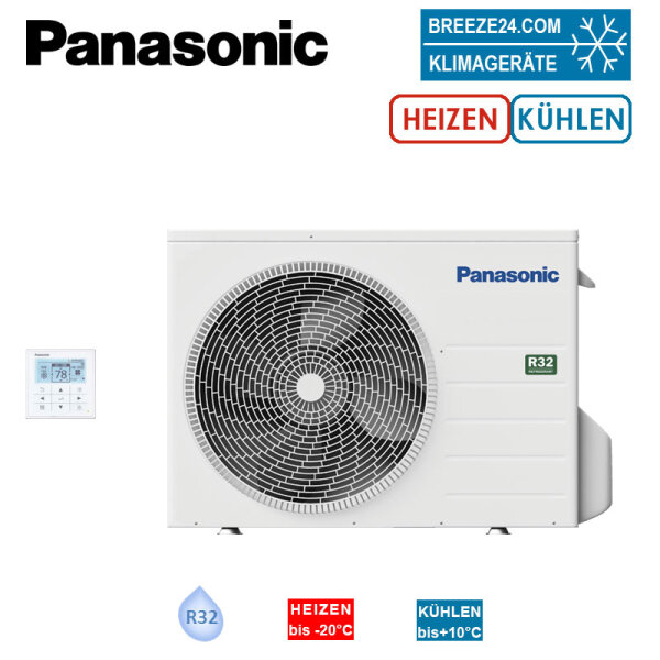 Panasonic Aquarea LT Generation J WH-UD03JE5 Split-Wärmepumpe | 3,2 kW | Heizen | Kühlen | R32