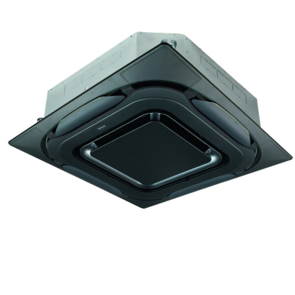 Daikin 4-Wege-Deckenkassette 11,2 kW - FXFA100A-5 VRV 5 mit Designblende schwarz BYCQ140EPB - R32