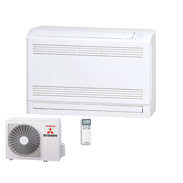 Mitsubishi Heavy Set Truhengerät 2,5 kW - SRF25ZS-W + SRC25ZS-W2 Raumgröße 25 - 30 m² | R32