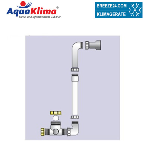 Sondersiphon saugseitig, transparent  100200