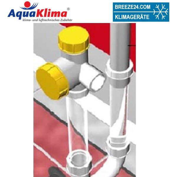 Sondersiphon druckseitig,transparent 100400