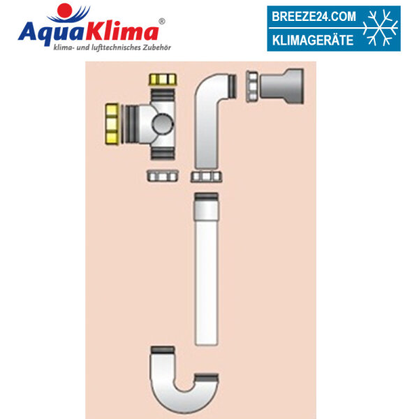 Sondersiphon druckseitig,transparent 100400